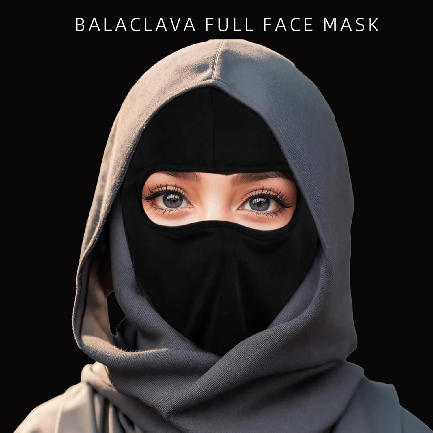 Ski Mask, Balaclava Face Mask for Men and Women, Neck Gaiter Motorcycle Scarf,UV Protection & Wind Protection