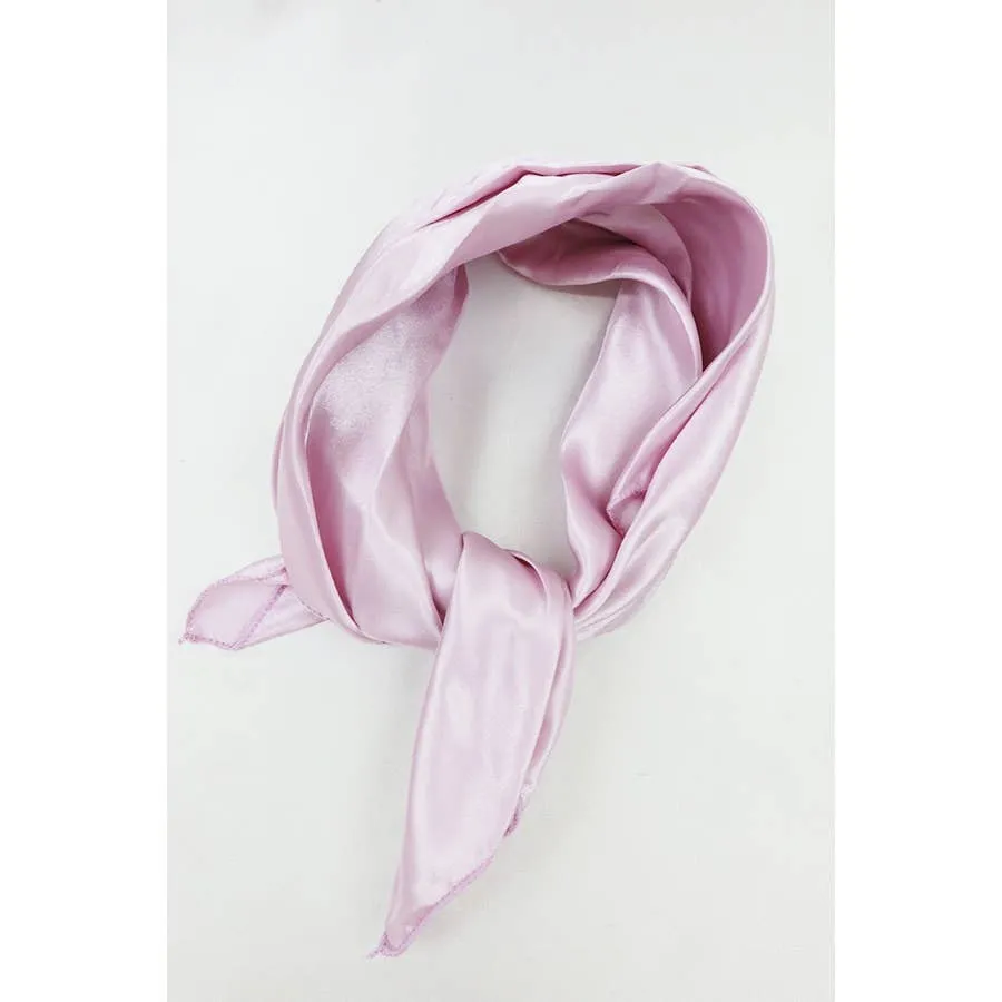 Solid Satin Scarf