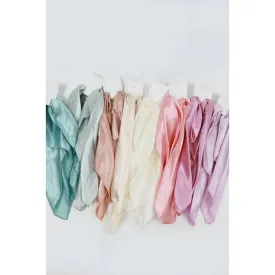 Solid Satin Scarf
