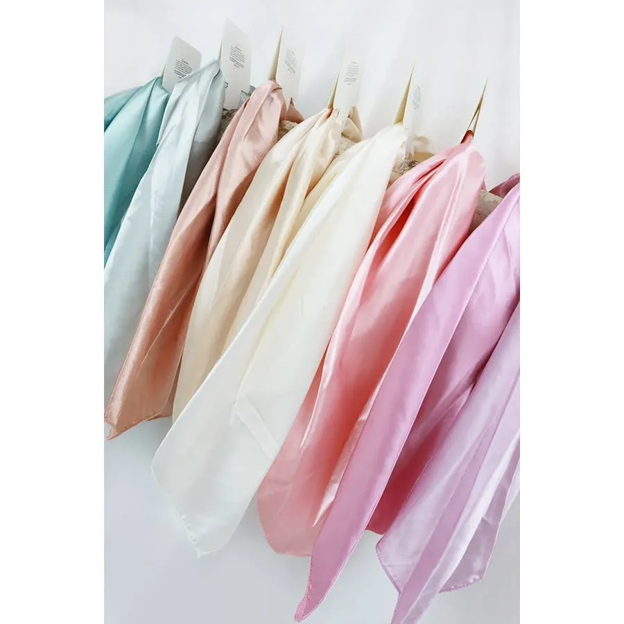 Solid Satin Scarf