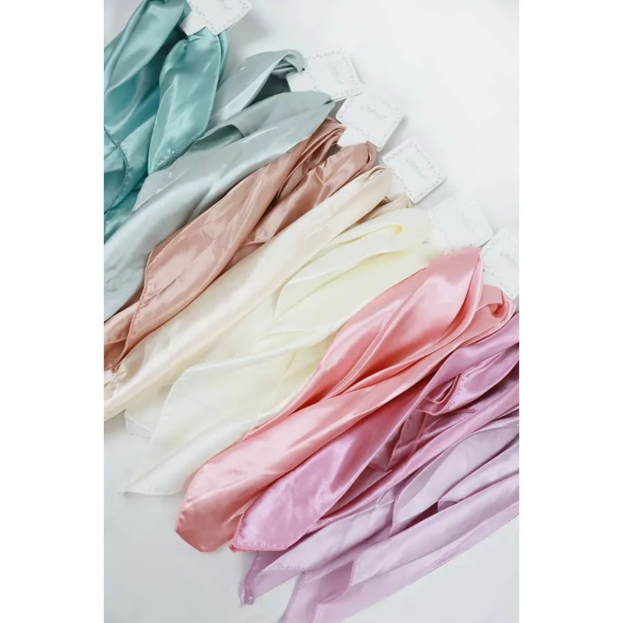 Solid Satin Scarf