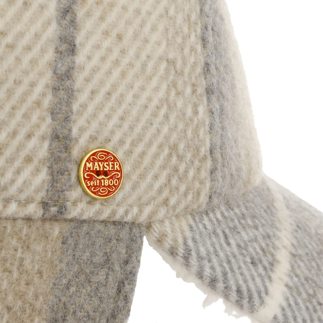 Taja Check Cap with Ear Flaps by Mayser