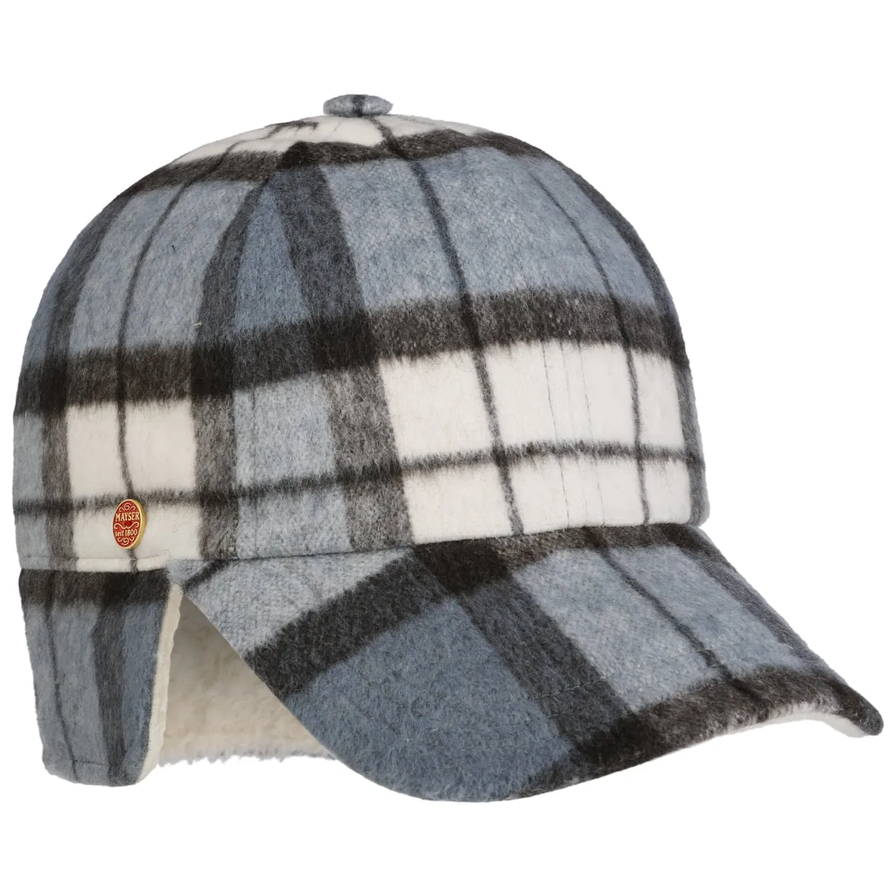 Taja Check Cap with Ear Flaps by Mayser