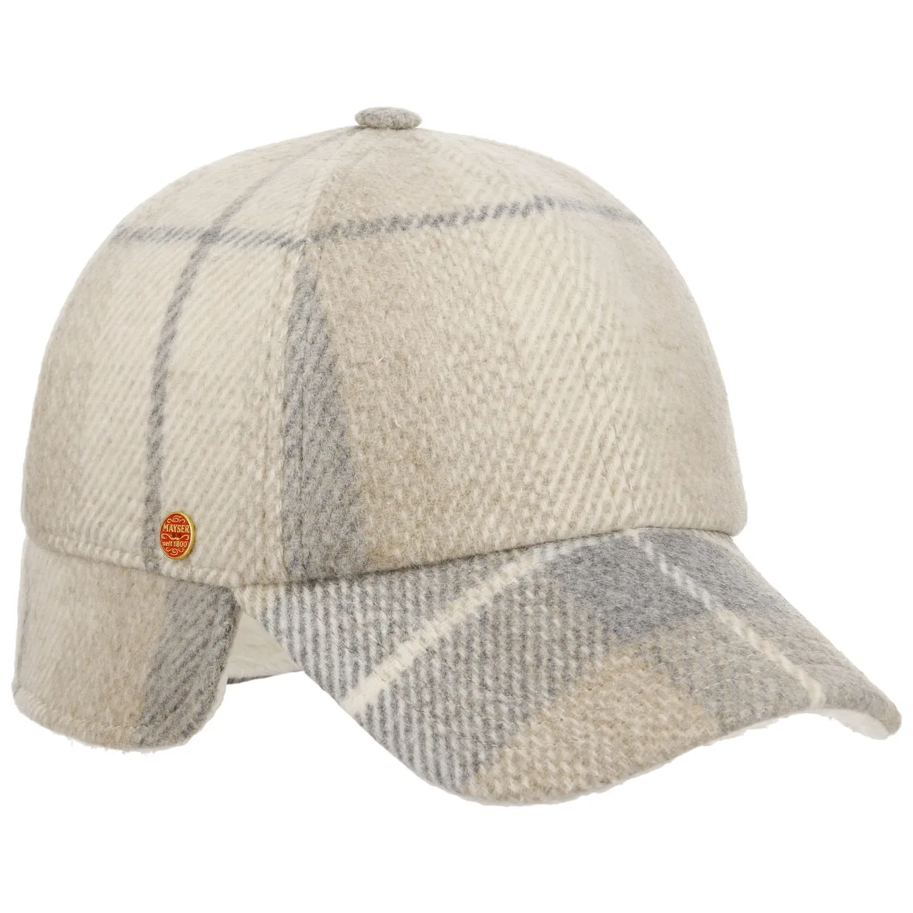 Taja Check Cap with Ear Flaps by Mayser