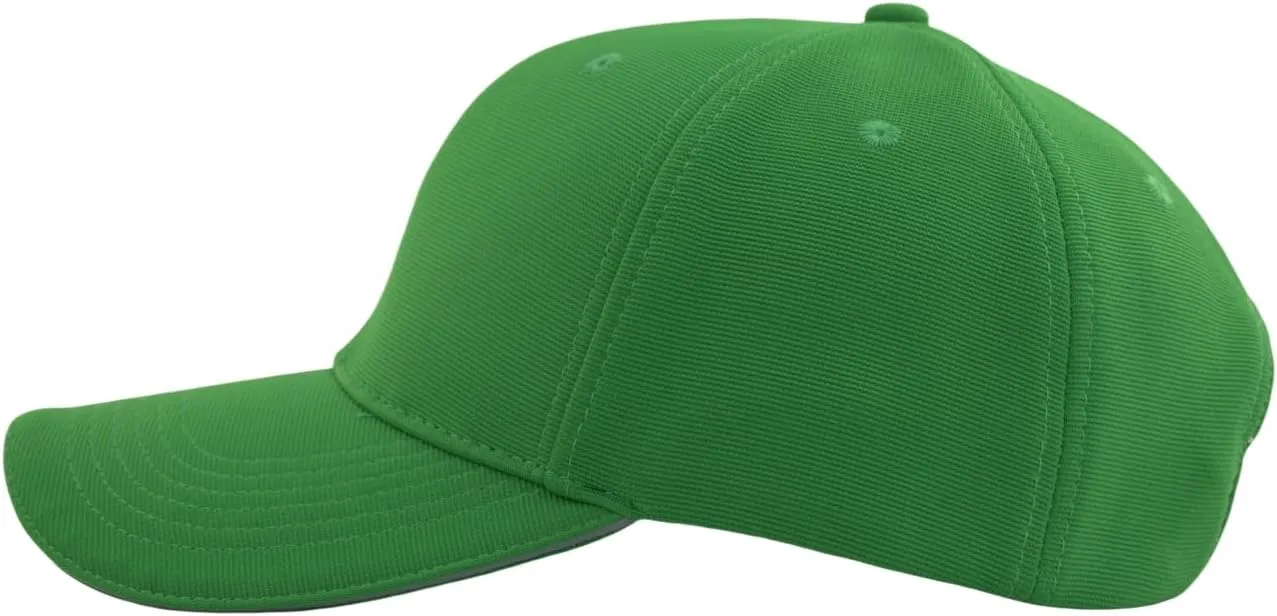 TSSGBL M,L,XL,XXL Men's Premium Plain Structured Crown Baseball Hats Adjustable Blank Ball Caps with Reflective Sandwich Brim