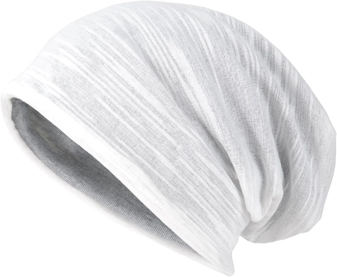VECRY Men Slouch Hollow Beanie Thin Summer Cap Skullcap