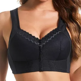 VIED Evybliss Bra, Moona Bra for Senior, Moona Bra - Front Closure Breathable Bra for Seniors