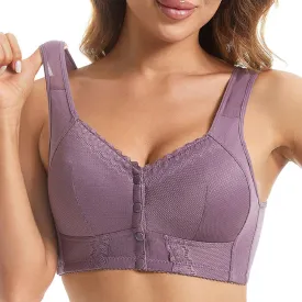 VIED Evybliss Bra, Moona Bra for Senior, Moona Bra - Front Closure Breathable Bra for Seniors