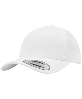 White - Curved classic snapback (7706)(7706)